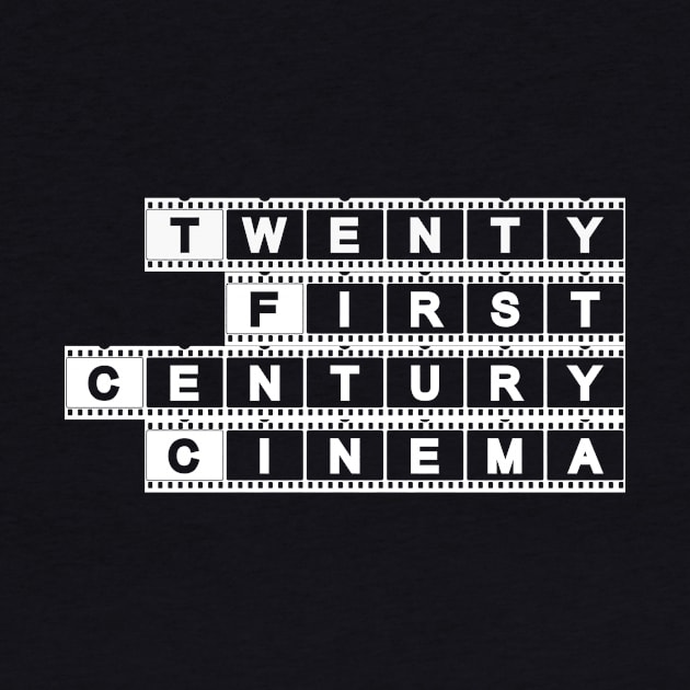 Twenty First Century Cinema TFCC Word Logo White by Twenty First Century Cinema